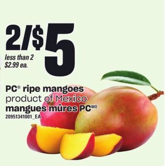 Independent City Market Pc ripe mangoes offer