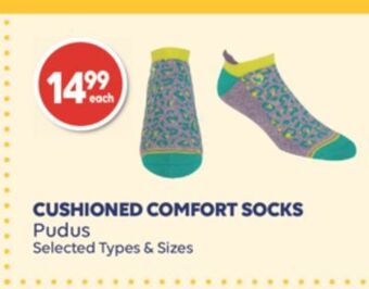 Wellwise by Shoppers Pudus cushioned comfort socks offer