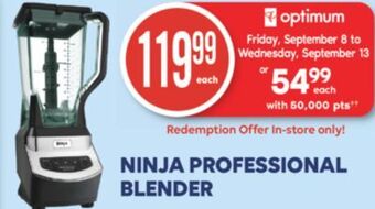 Wellwise by Shoppers Ninja professional blender offer