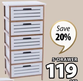 JYSK Fyn 5-drawer offer