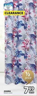 JYSK Joanna shower curtain offer