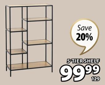 JYSK Trappedal 5-tier shelf offer
