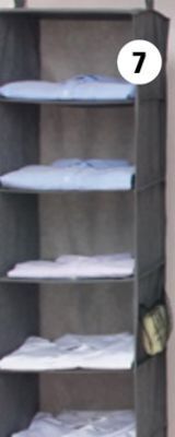 JYSK Large 6-tier hanging shelf offer