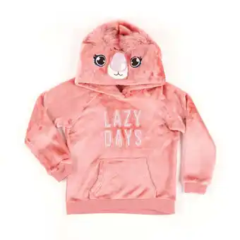 Giant Tiger Monkey bars toddler girl's satin character hoodie with animal ears offer