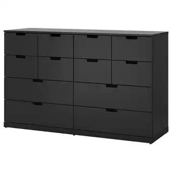 IKEA Nordli 12-drawer chest, anthracite, 63x39 offer