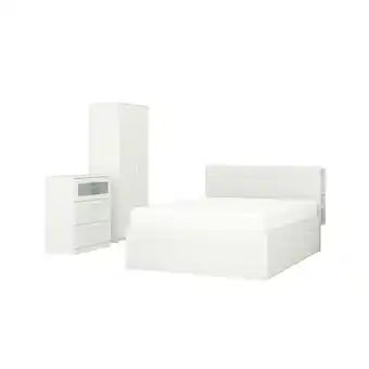 IKEA Brimnes bedroom furniture, set of 3, white, queen offer