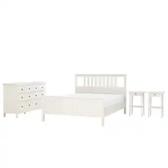 IKEA Hemnes bedroom furniture, set of 4, white stain, queen offer