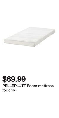 IKEA Pelleplutt foam mattress for crib offer