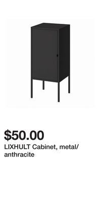 IKEA Lixhult cabinet, metal/anthracite offer