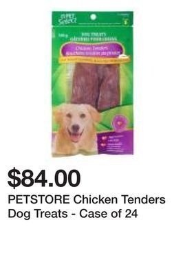 Dollarama Petstore chicken tenders dog treats - case of 24 offer