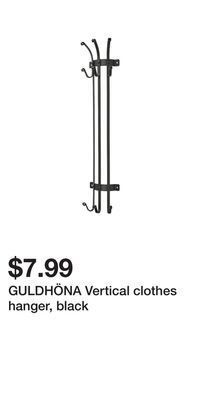 IKEA Guldhöna vertical clothes hanger, black offer