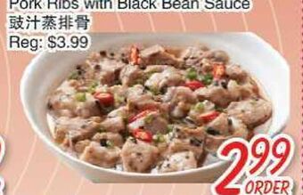 Foody Mart Pork ribs with black bean sauce offer