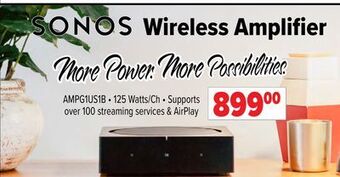 2001 Audio Video Wireless amplifier offer