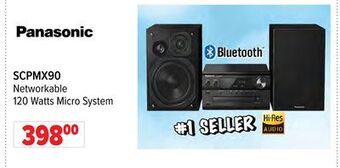 2001 Audio Video Panasonic networkable 120 watts micro system offer
