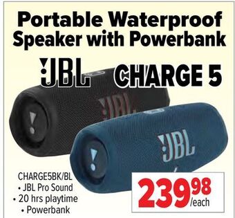 2001 Audio Video Jbl portable waterproof speaker with powerbank offer
