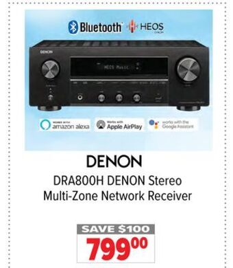 2001 Audio Video Denon stereo multi-zone network receiver offer