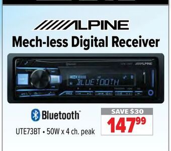 2001 Audio Video Alpine mech-less digital receiver offer