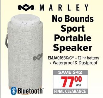 2001 Audio Video Marley no bounds sport portable speaker offer