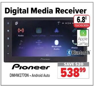 2001 Audio Video Pioneer 6.8 digital media receiver offer