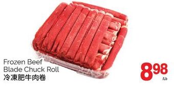T&T Supermarket Fresh certified angus beef chuck roll offer