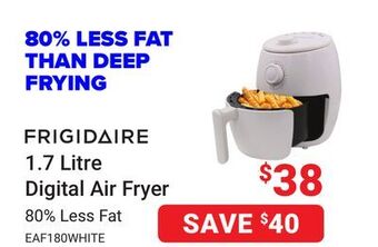 Visions Electronics Frigidaire 1.7 litre digital air fryer offer