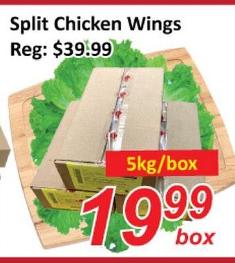 Seasons Foodmart Split chicken wings offer