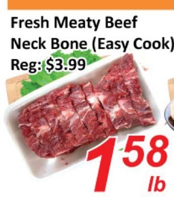 Seasons Foodmart Fresh meaty beef neck bone (easy cook) offer