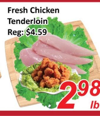 Seasons Foodmart Fresh chicken tenderloin offer