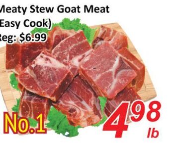 Seasons Foodmart Meaty stew goat meat (easy cook) offer