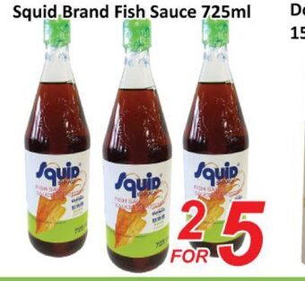Seasons Foodmart Squid brand fish sauce offer