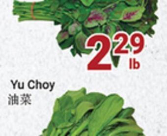 Oceans Fresh Food Market Yu choy offer