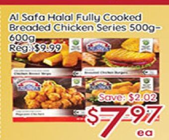 Sunny Food Mart Al safa halal fully cooked breaded chicken series offer
