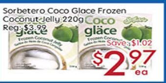 Sorbetero coco glace frozen coconut jelly