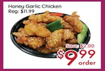 Sunny Food Mart Honey garlic chicken offer