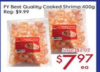 Sunny Food Mart Fy best quality cooked shrimp offer