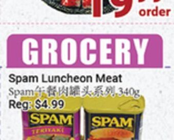 Oceans Fresh Food Market Spam luncheon meat offer