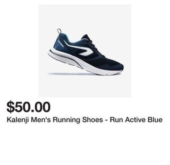 Decathlon Kalenji men's running shoes - run active blue offer