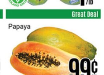 Nations Fresh Foods Papaya offer