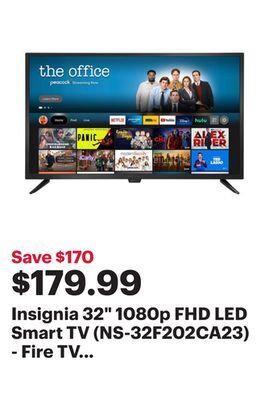 Best Buy Insignia 32 1080p fhd led smart tv (ns-32f202ca23) - fire tv edition - 2022 - only at best buy offer
