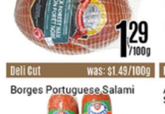 Nations Fresh Foods Borges portuguese salami offer