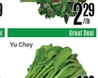 Nations Fresh Foods Yu choy offer