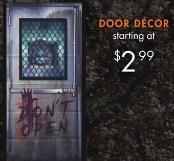 Party Expert Door décor offer