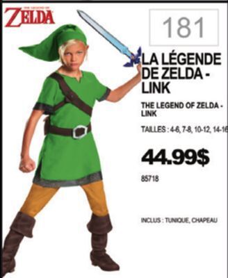 Party Expert The legend of zelda-link offer