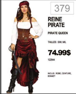 Party Expert Pirate queen offer