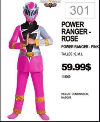 Party Expert Power ranger - pink offer