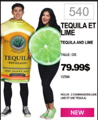 Party Expert Tequila and lime offer