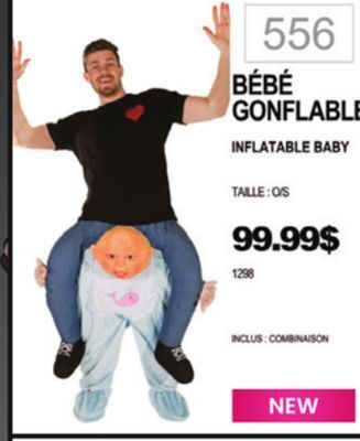 Party Expert Inflatable baby offer