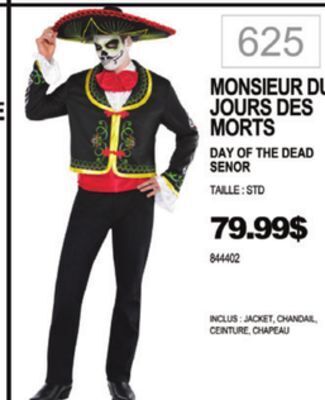 Party Expert Day of the dead senor offer