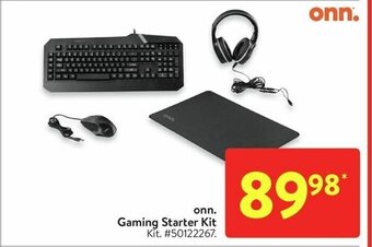 Walmart onn Gaming Starter Kit offer