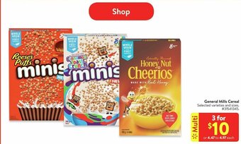 Walmart General Mills Cereal offer